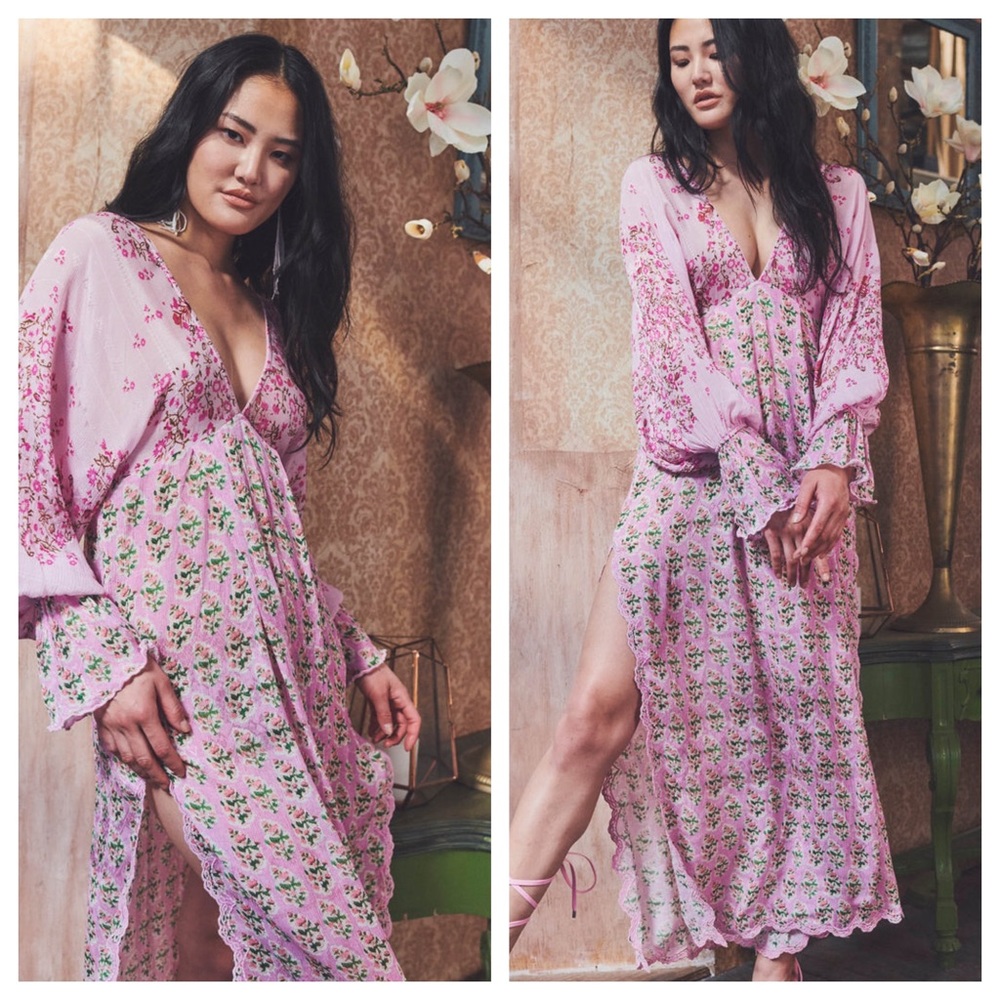 Hemant & Nandita✨Bohemian Hera Kaftan- Orchid Pink